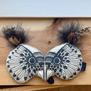 Animalesque Kids Monochrome Bird Owl Headdress